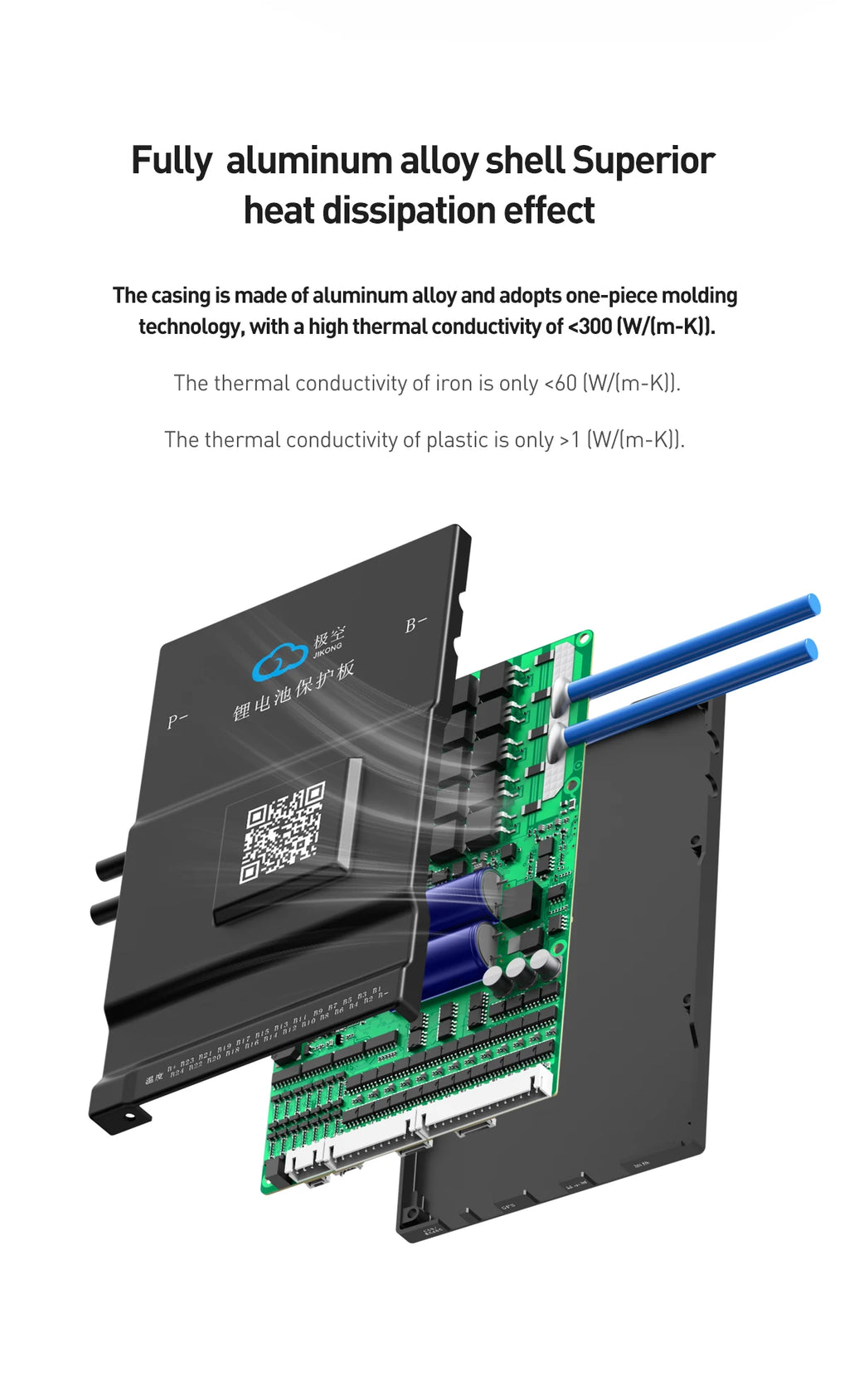 JK-B1A8S20P JK 8S 20S 24S Smart 200A Active Balance 0.6A 1A 2A 12V 24V 36V 48V Battery CE/FCC/RoHS Certified Power/3C Use A544