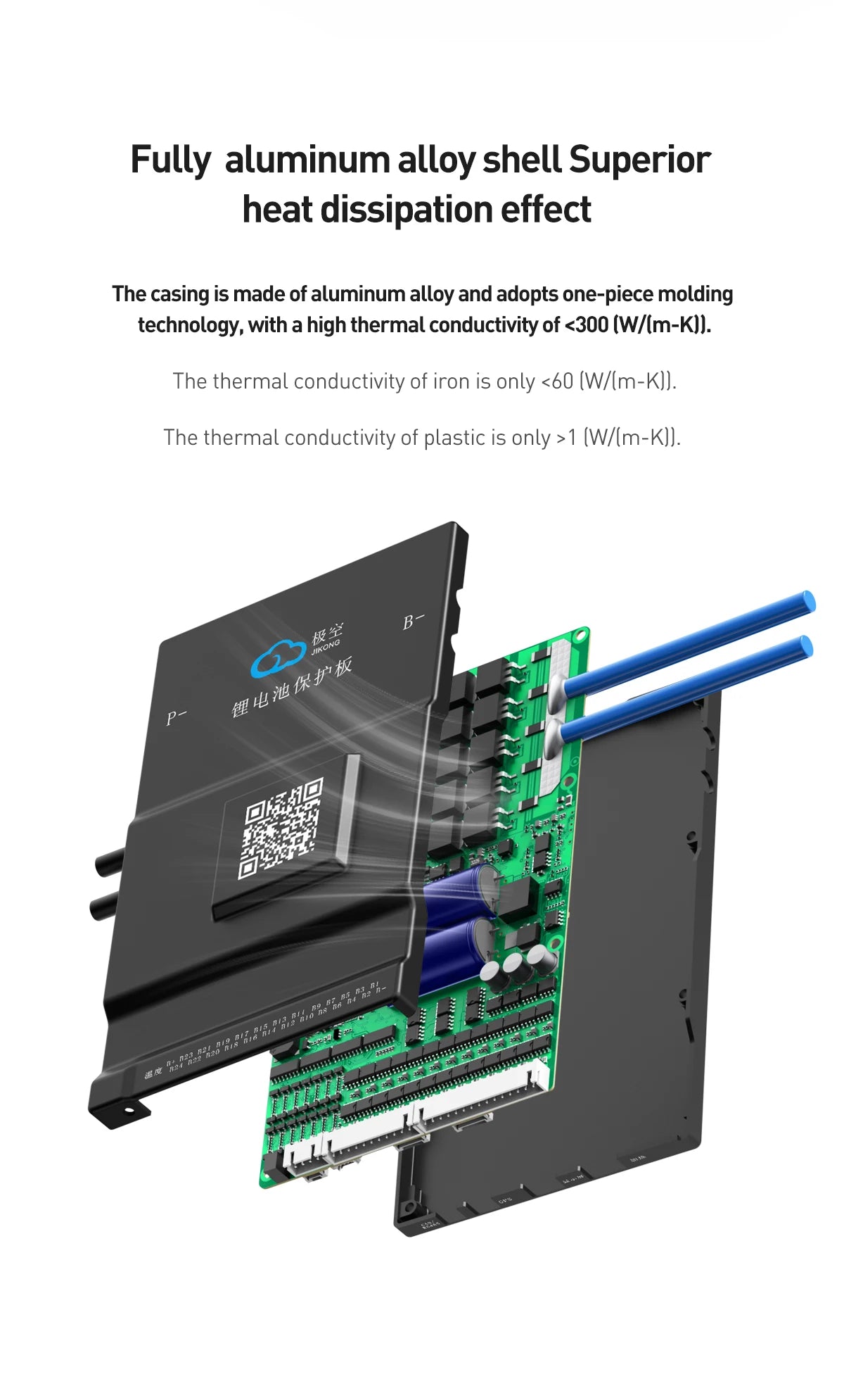 JK-B1A8S20P JK 8S 20S 24S Smart 200A Active Balance 0.6A 1A 2A 12V 24V 36V 48V Battery CE/FCC/RoHS Certified Power/3C Use A544