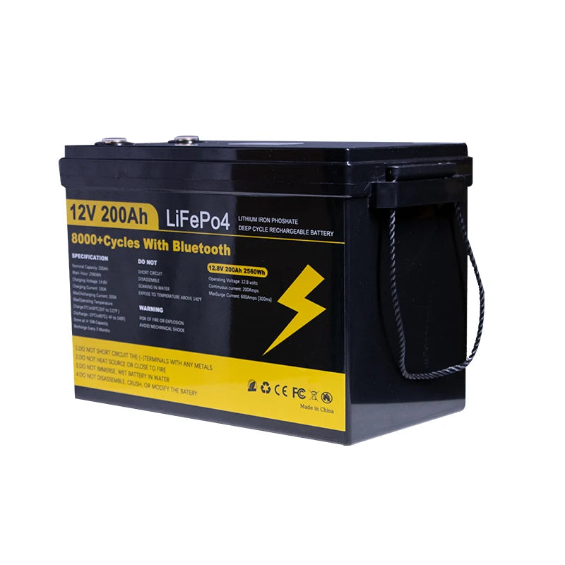 GX LF280K LiFePO4 Battery 12V 24V 100Ah 200Ah Long Life Solar RV Marine Home Backup Energy Storage