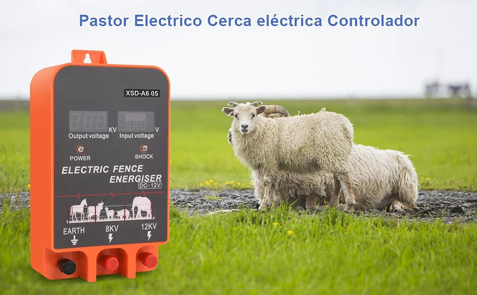 10 KM Fence Charger Electric Fence Energizer for Livestock