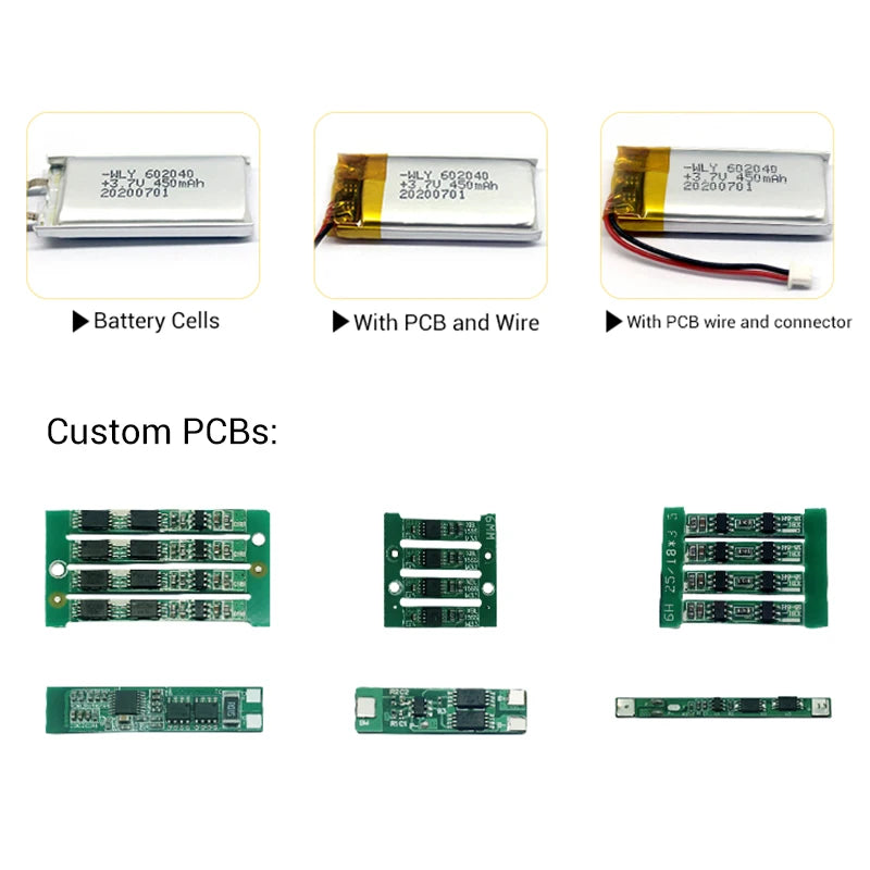 3.7V 4025100 1100mAh 1000mAh Polymer Lithium Battery 3.7 Volt Lithium Ion Li-po Li-polymer Batteries Cells