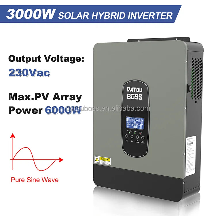 2023 Hot Sale 24v Solar Panel Inverter with Battery for Home Use Hybrid Solar Inverter Exclusively for Ukraine