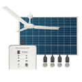 Solar Energy Powered Solar System Portable Suitcase Solar Panel Kit Home Inbuilt Battery Solar Generator Metal PRIME RJ SOLAR PH