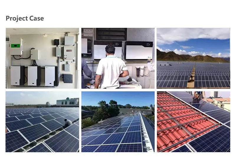 Complete 3000w 4000w 5000w 6kw 6000w Solar System Kit Hybrid 6KVA Solar Panel Kit for Home Use Photovoltaic Power System PRIME RJ SOLAR PH