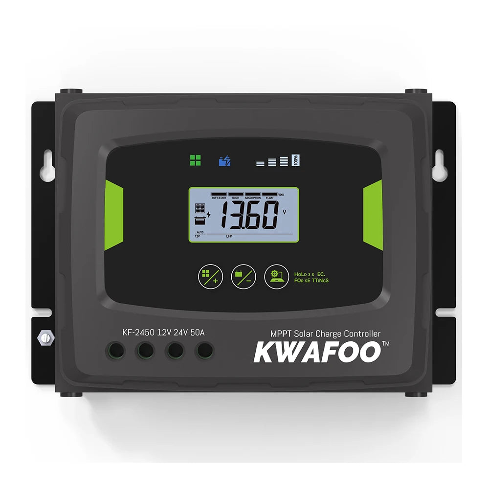 Free Shipping Smart 50A MPPT Waterproof Solar Panel Charge Regulator Hybrid Inverter with Remote APP Control Circuit Controller