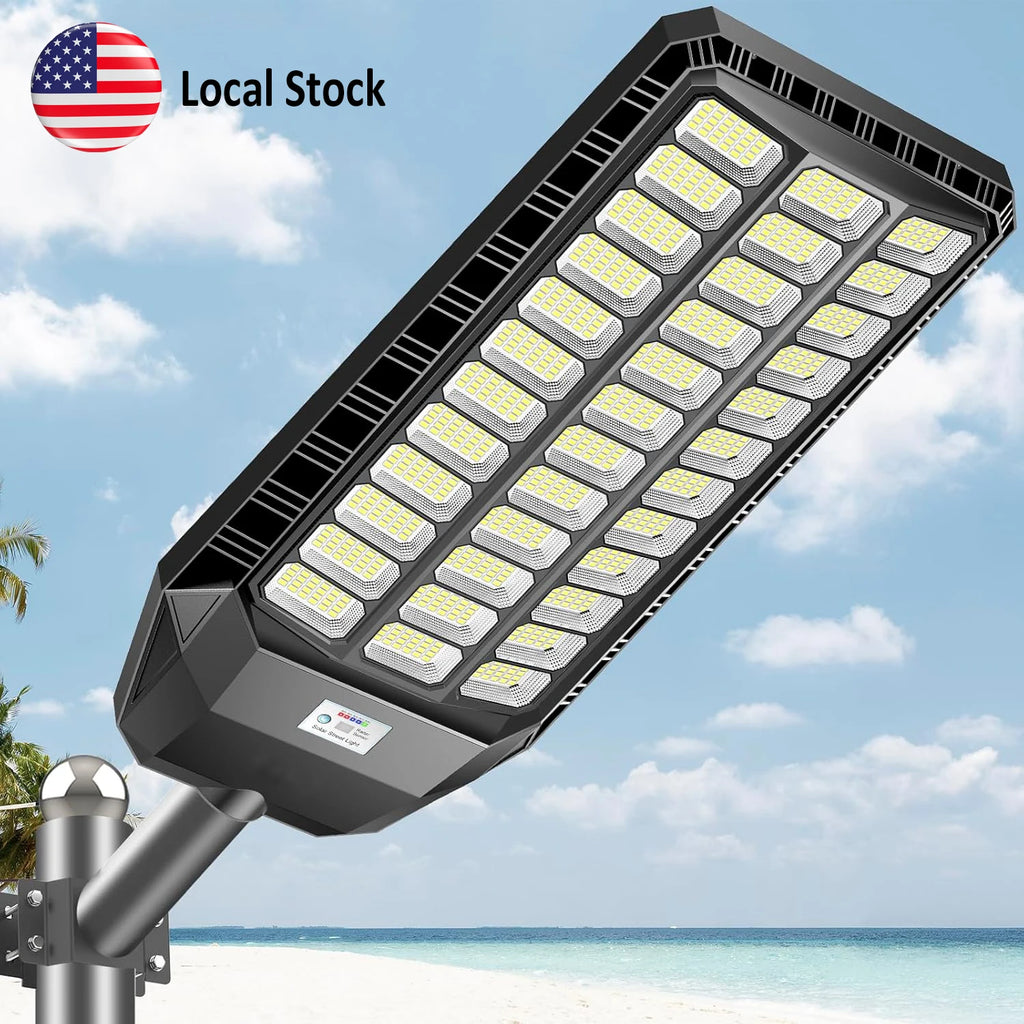 Solar LED Street Light High Bright US Warehouse Fast Delivery for Distribution With Motion Sensor Remote Control 3 Year Warranty PRIME RJ SOLAR PH