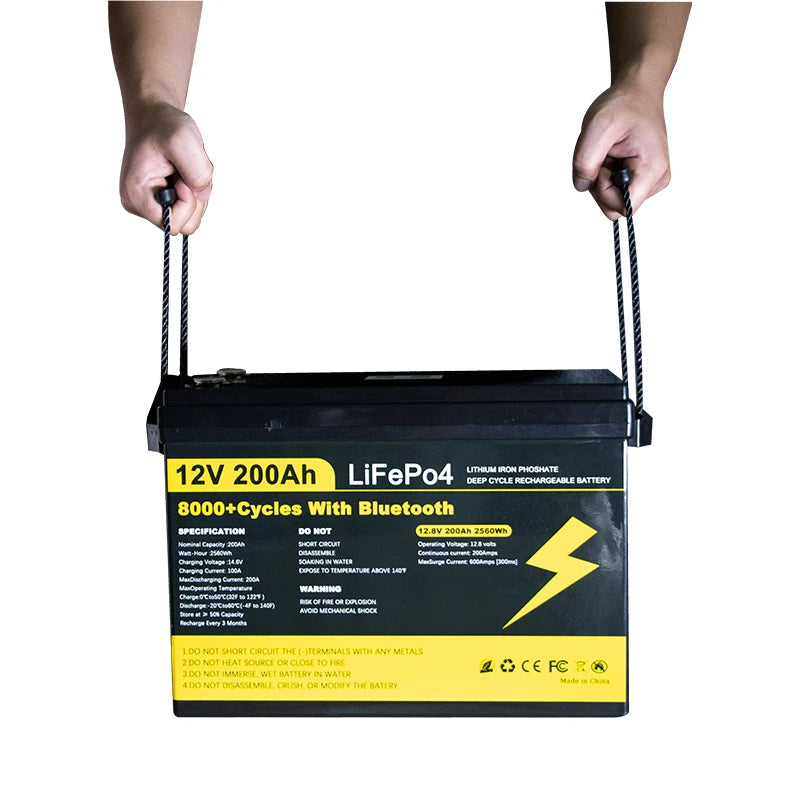 GX LF280K LiFePO4 Battery 12V 24V 100Ah 200Ah Long Life Solar RV Marine Home Backup Energy Storage