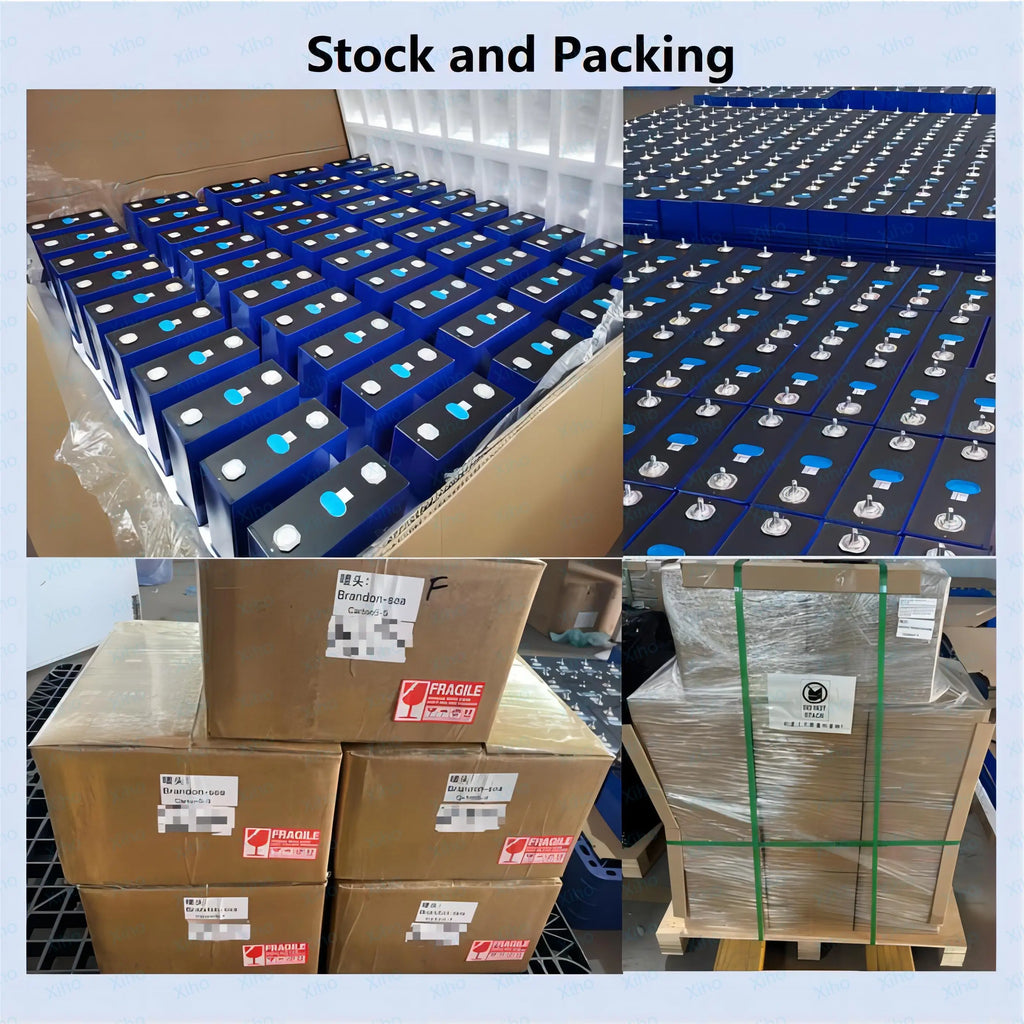 Xiho 3.2v 314ah Grade a Lifepo4 Rechargeable Battery Cells 8000 Cycles Prismatic Lithium Ion for Energy Storage