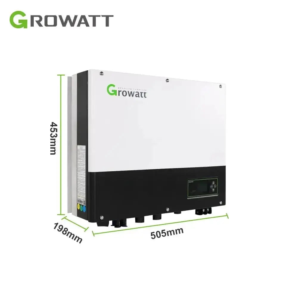Growatt Hybrid Solar Inverter Eu Warehouse SPH 6000TL3 BH-UP 3 Phase 6kw 8kw 10kw 15kw for Solar Panel PRIME RJ SOLAR PH