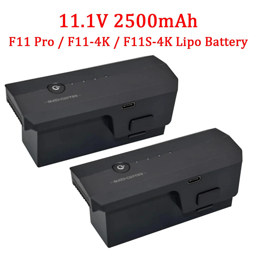 Original F11S Lipo Battery for SJRC F11S-4K / F11 PRO / F11-4K PRO Drones Battery 5G Wifi GPS FPV RC Quadcopter 11.1V 2500MAh PRIME RJ SOLAR PH