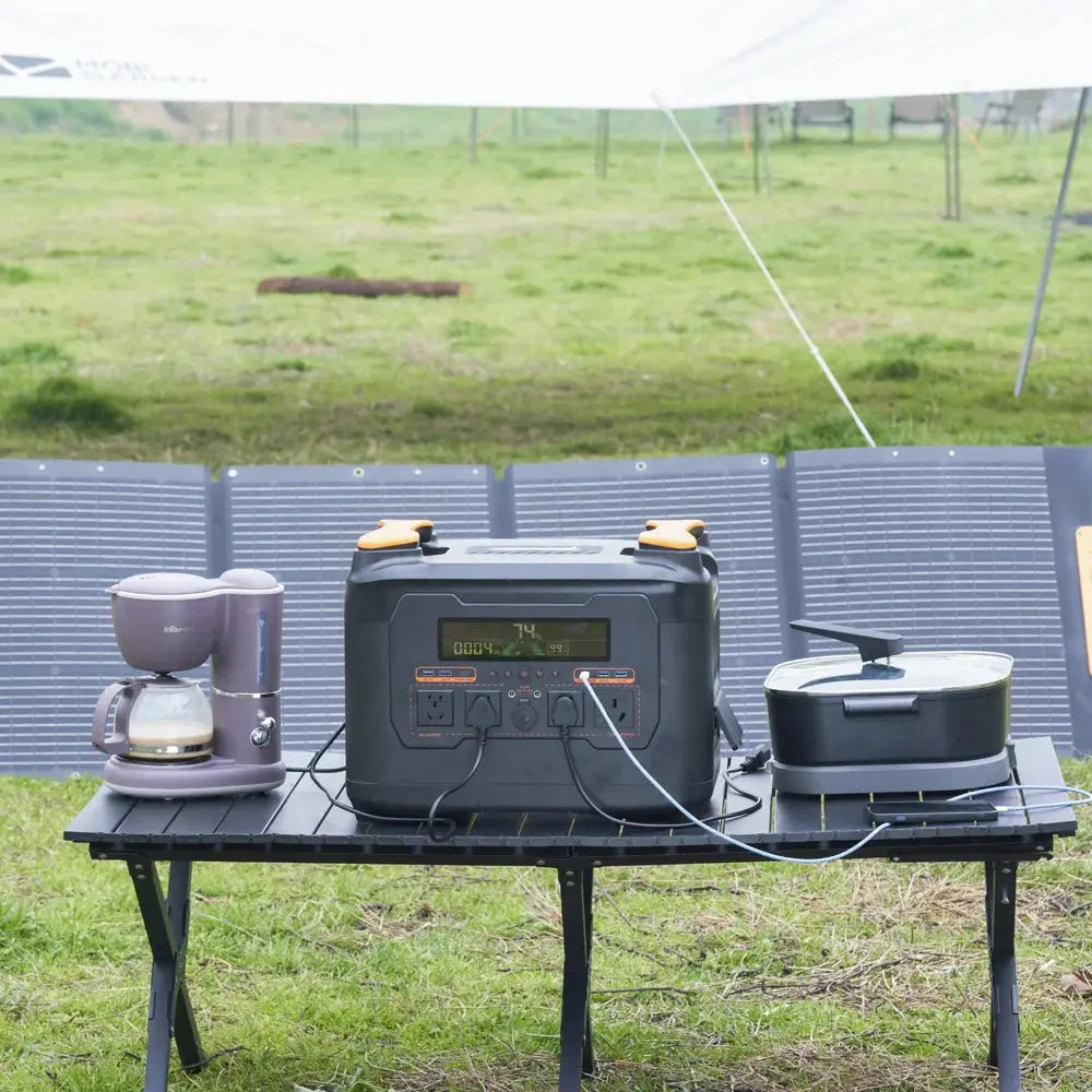 2400W Power Bank AC Output Solar Panel MPPT 1200W Fast Charging Solar Generator Camping Supply PRIME RJ SOLAR PH
