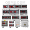 XIONGISOLAR IP65 1/2/3/4/5 Strings Array DC Solar PV Combiner Box for Solar Panel Solar System