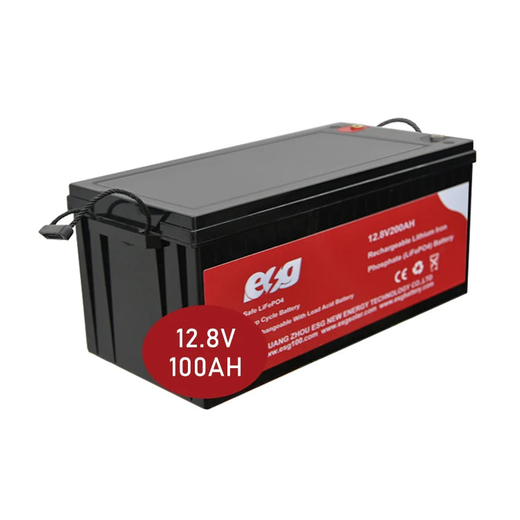12V 200Ah LiFePO4 Battery in ABS Case Perfect Lead-Acid Upgrade for Solar Power Systems and Energy Storage