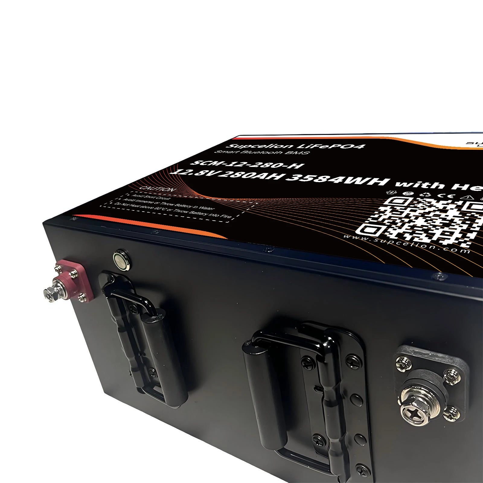 12V 280Ah LiFePO4 Battery with Bluetooth&BMS, Heated Metal Case for RV&Solar Battery-EU Warehouse France & Poland, 5Y Warranty