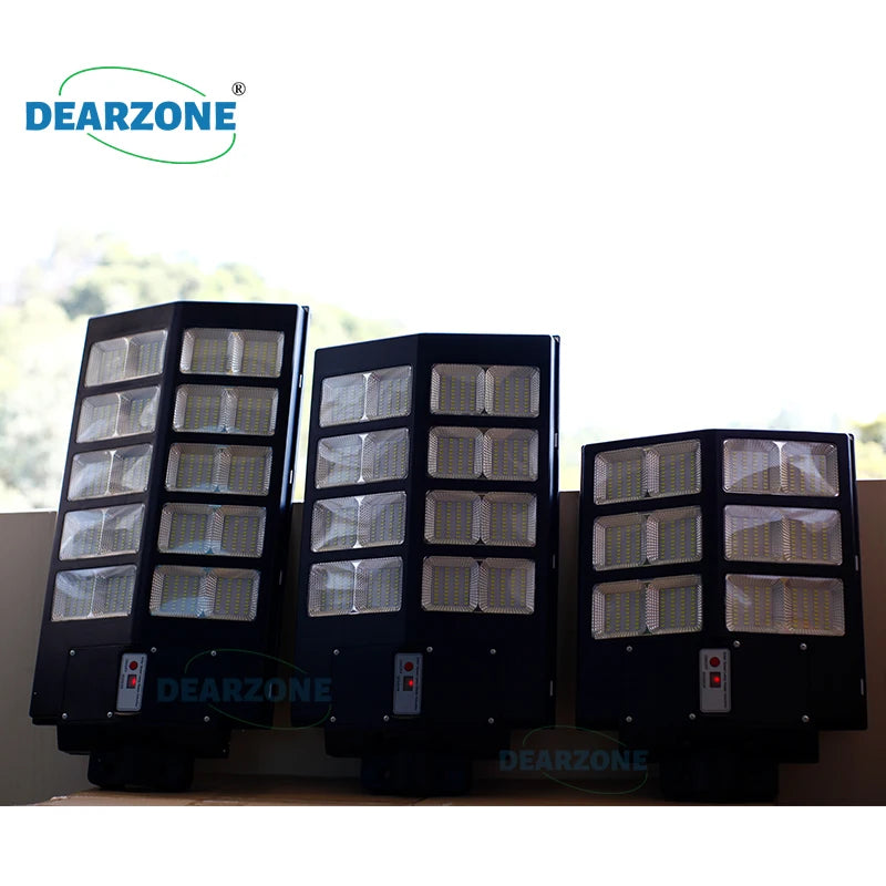 DEARZONE All-in-One Solar Street Light 100000 Lumens LED Garden Lamp Waterproof Outdoor CE 2-Year Warranty