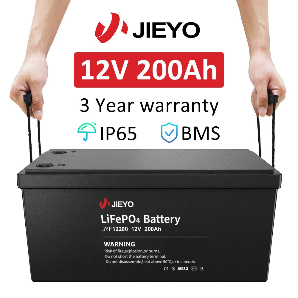 12v Lifepo4 Battery Pack 50Ah 100Ah 200Ah 250Ah Lifepo4 Battery for Golf Power Tools 6000 Cycles Bateria Lifepo4 24v PRIME RJ SOLAR PH
