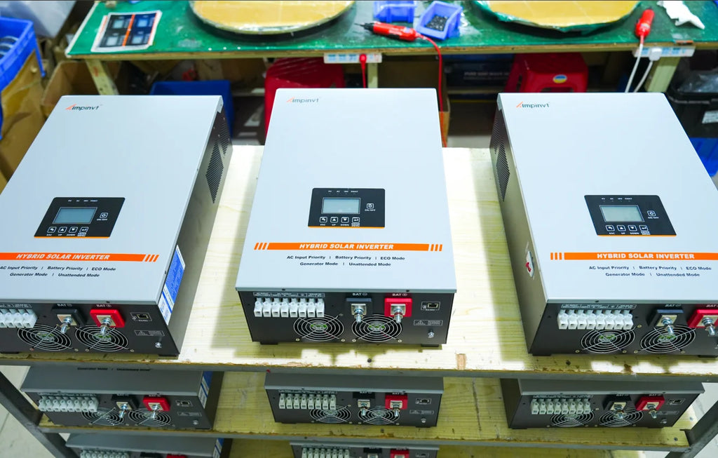 Free Shipping TG 5KW 6KW 48V Hybrid Inverter Built-in 100A MPPT in Stock Ships in 24h 120V/240V Split Phase