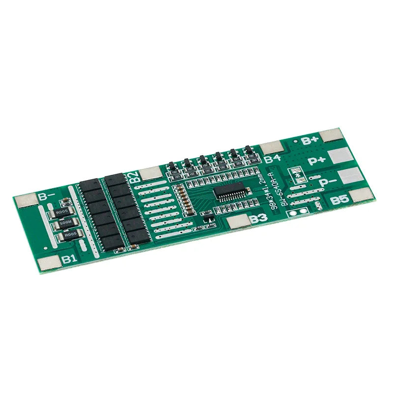 JIAQISHENG JQS 6-String 24V40A Balanced Power Tools Solar Lighting Lithium Battery Protection Board Integrated BMS RoHS