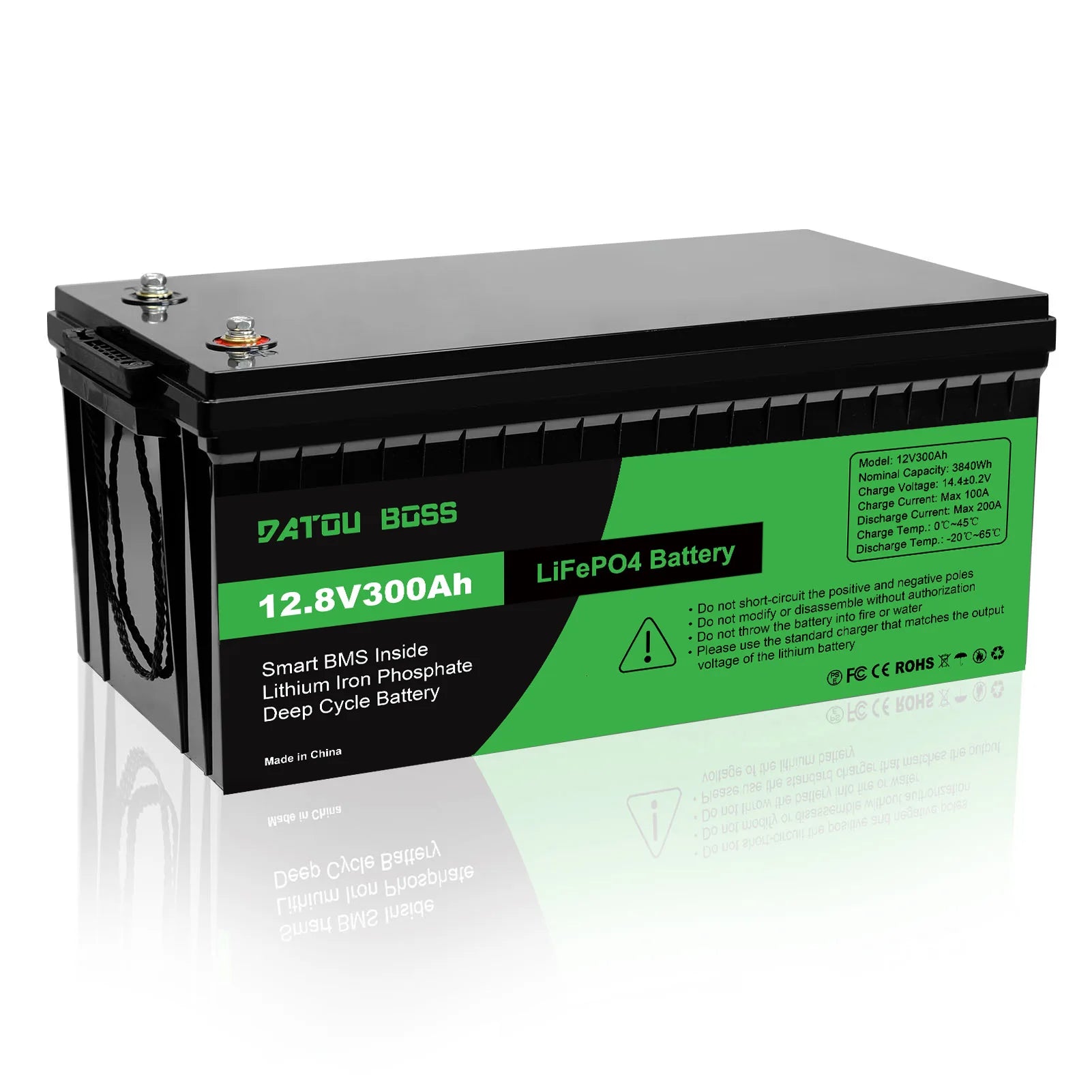 EU USA Poland Wholesale STOCK IP65 BMS Protection 12V 100Ah 200Ah 300ah LiFePO4 Battery for RV Boats Use With Fast Shipping PRIME RJ SOLAR PH
