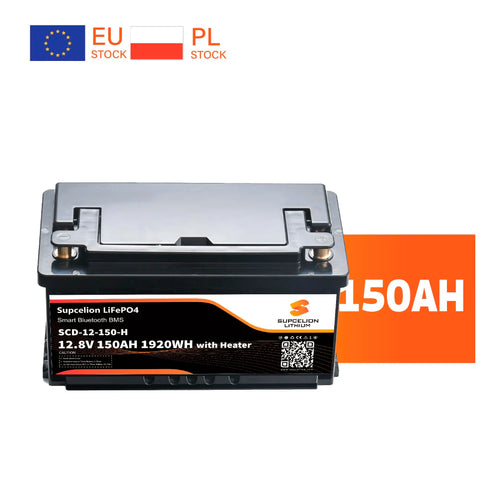 12V150AH Heater Seat Model LiFePO4 Battery French Stock 100AH 200AH 280AH 300AH 560AH