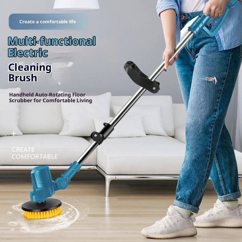 Cisivis S-5. Professional Industrial Grade Multi-in-One Retractable Electric Cleaning Brush 21V 50/60Hz 1 Year Warranty Bathroom