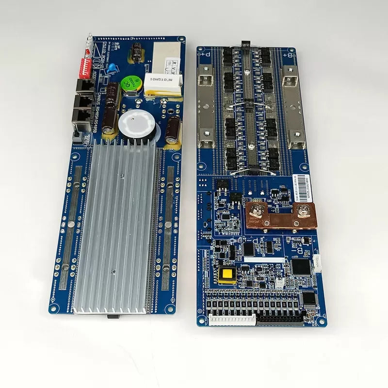 For 24V/48V 50A 16S Smart Solar Lithium Ion Lifepo4 BMS Battery Management System CANBUS/RS485 Communication Cell Temperature