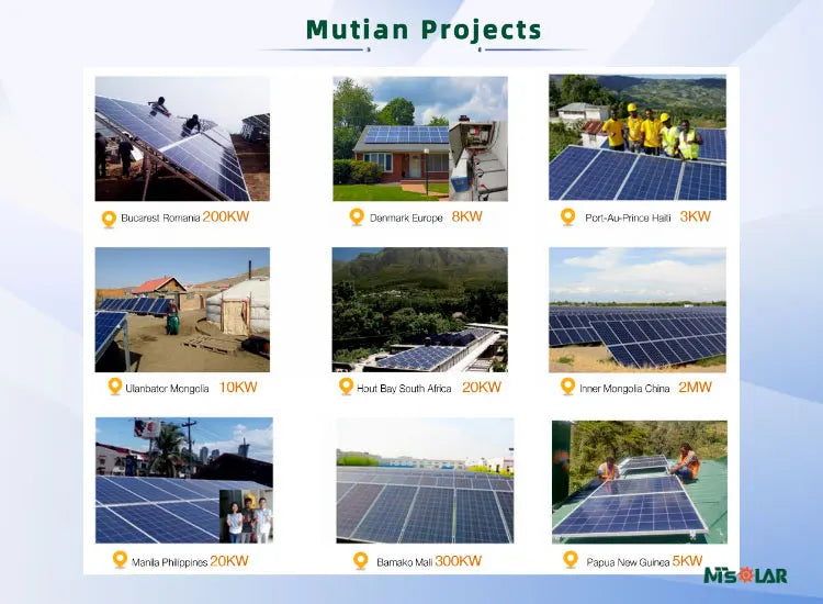 Mutian Brand 10kw Solar System with Monocrystalline & Polycrystalline Silicon Panels and MPPT Controller for Home off Grid Use PRIME RJ SOLAR PH