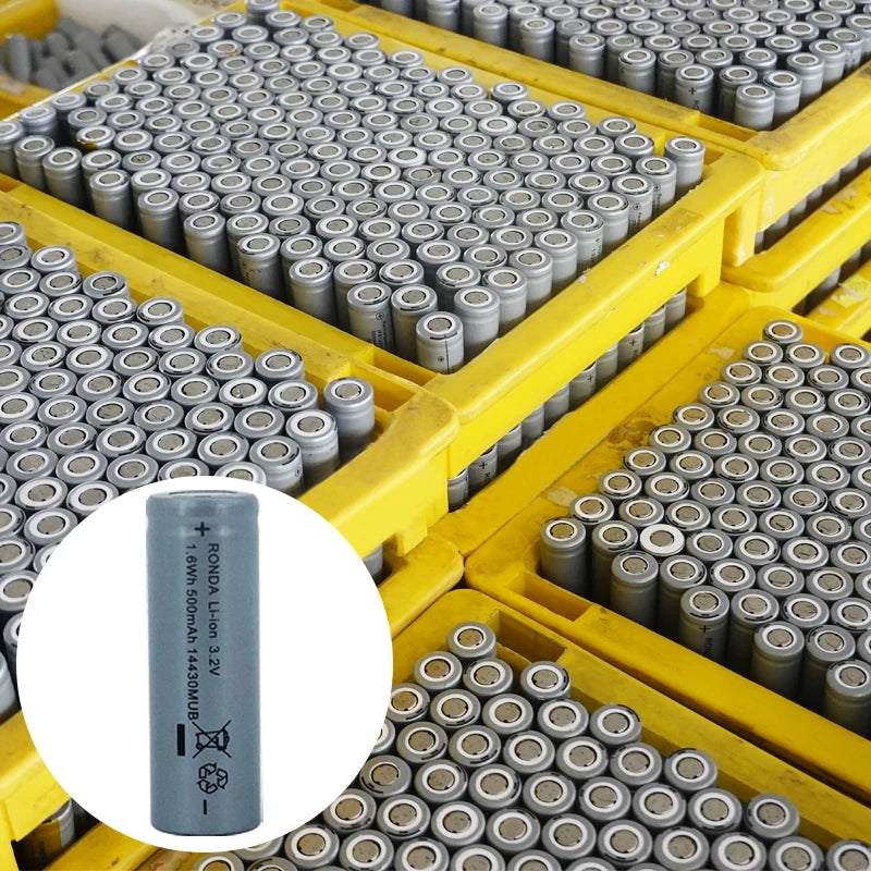 A+ Flat Top Cylindrical Batteries Cylinder Lifepo4 Li-ion Battery for Energy Storage Rechargeable Solar Portable Li Ion Battery