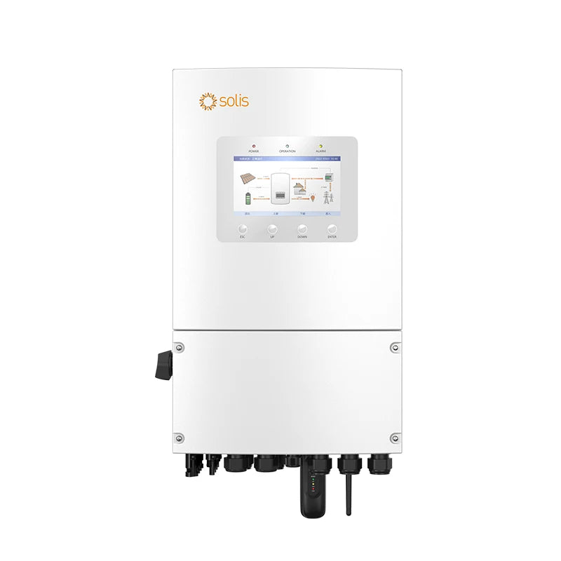 Solis Low Voltage S6 S6-EH1P(3-8)K-L-PLUS 3-8kW Single Phase Solar Hybrid Inverter 96.2% Efficiency 500V Input