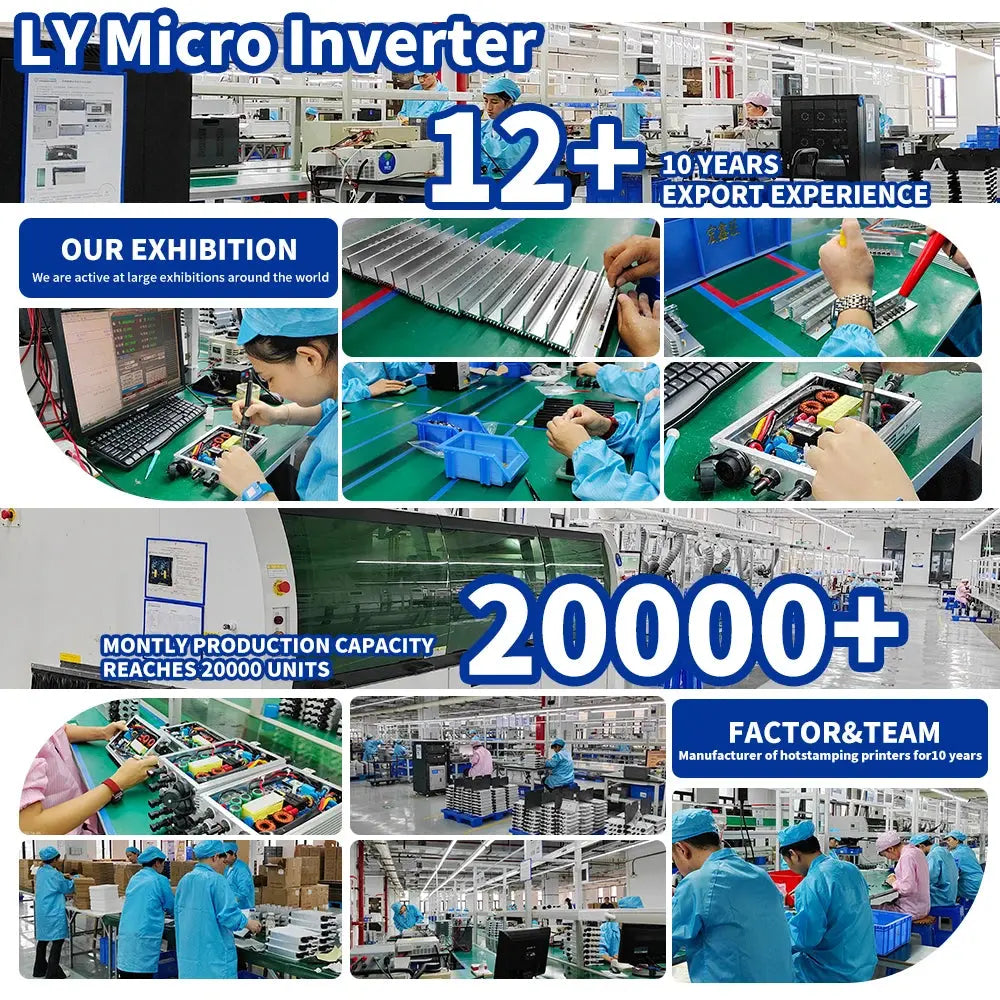 Competitive Price Hybrid 120V 1200W/1400W/1600W Micro Inverter Waterproof IP65 Roof Solar Panel Inverter PRIME RJ SOLAR PH