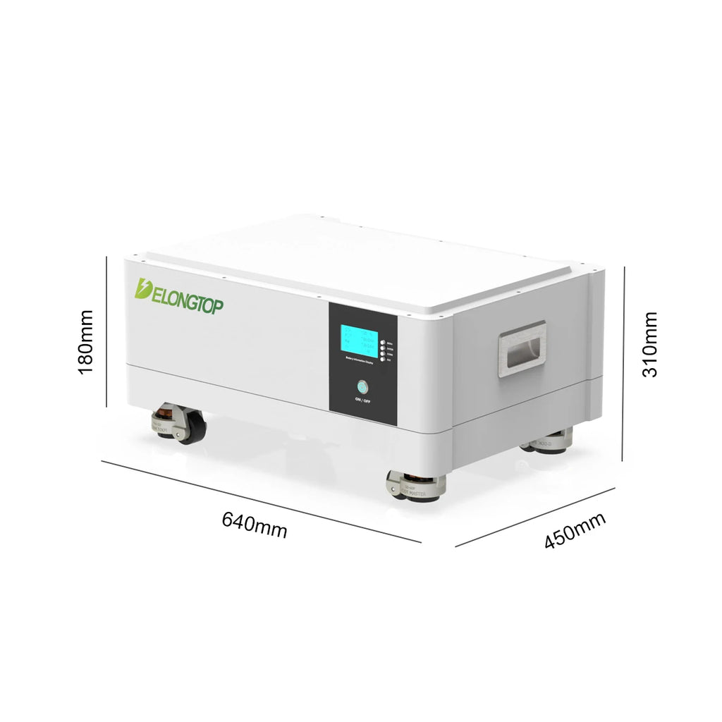Delongtop BYD 5Kwh 10Kwh 15Kwh Stackable Home Energy System 51.2V 100Ah 200Ah 300Ah 314Ah Solar Lithium Battery Pack 48V LiFePO4 Battery