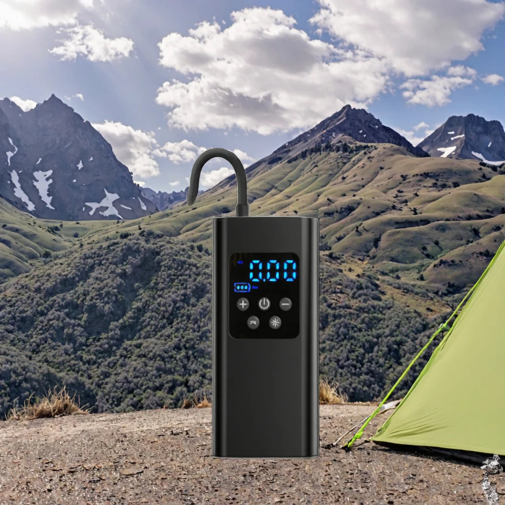Wholesale Handheld Corded Electric Tire Inflator-Portable 12V Metal+ABS Air Pump for Cars E-Bikes & Motorcycles PRIME RJ SOLAR PH