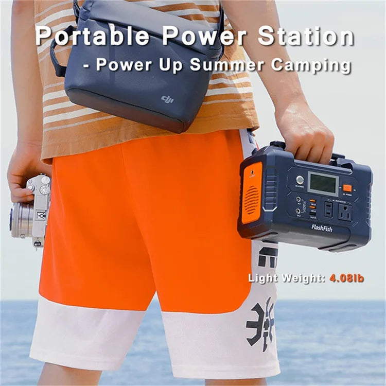 US Warehouse Free Shipping 200 Watts 110V 220V Solar Charger Portable Power Station for Home Appliances PRIME RJ SOLAR PH