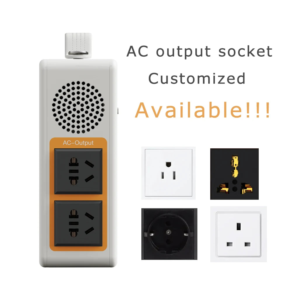 Hot Selling Fanpa DC24V 2880WH Built in BMS Adjustable Cycles Portable Power Station Charger