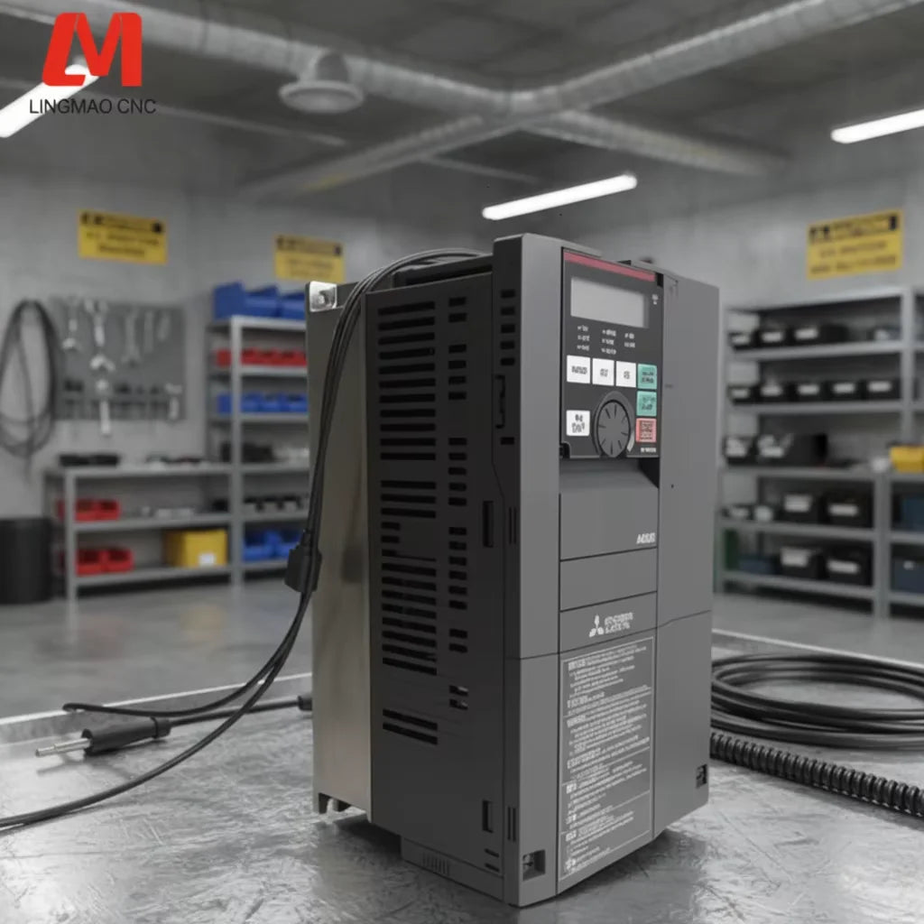 100% New Mitsubishi Frequency Converter FR-E820-3.7K Automation Inverter Plastic Industrial Equipment