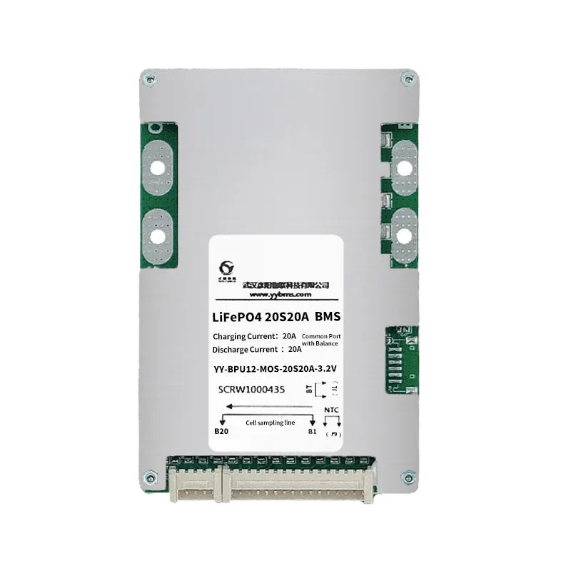 Yanyang Hardware Modular Automotive BMS PCB Board 20S 100A for Tuk-tuks Lifepo4/Ternary Battery Protection Card Aluminum