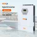 WTHD 3KW AC Solar Inverter Pure Sine Wave 100A 500VDC off Grid 24V MPPT Hybrid Single >94% Efficiency 4200W Max PV Input PRIME RJ SOLAR PH