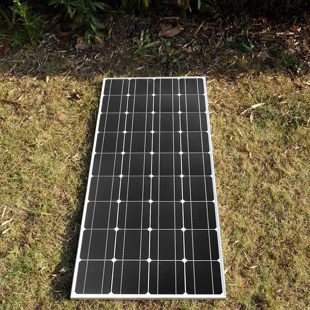 BOGUANG 150W 18V Lightweight Solar Panel Module PV Power Cell 12V Battery Charging Boat Caravan Grid Off-Grid CE FCC RoHS WEEE