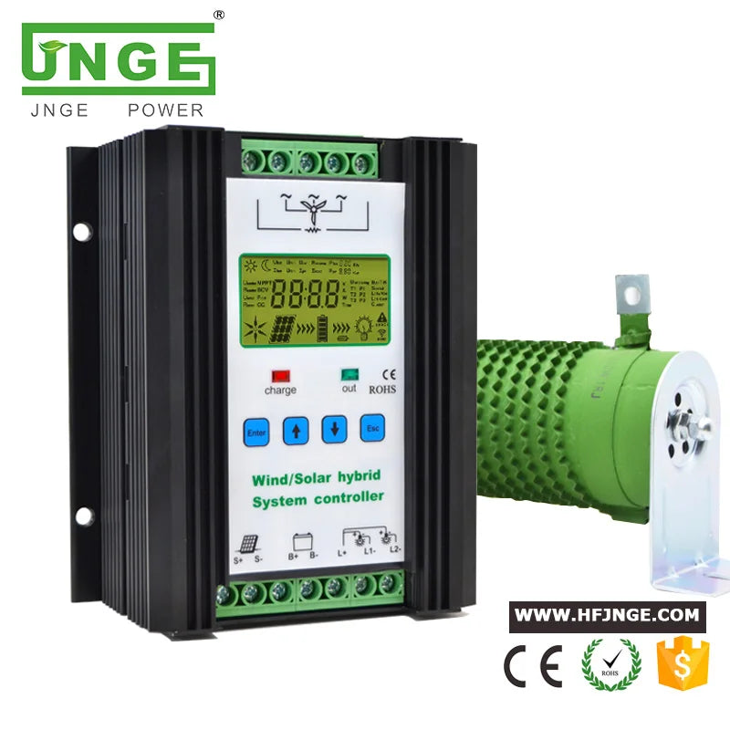 12v 24v Hybrid Controller 500w Solar Panel and 400w Wind Charge Controller PRIME RJ SOLAR PH