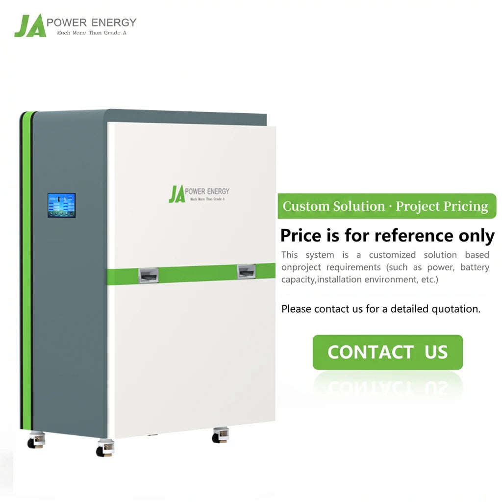 JApower High Voltage All in One Battery and Deye Inverter 30kwh 50kwh 60kwh Solar Battery Power Storage System Home Storage Battery