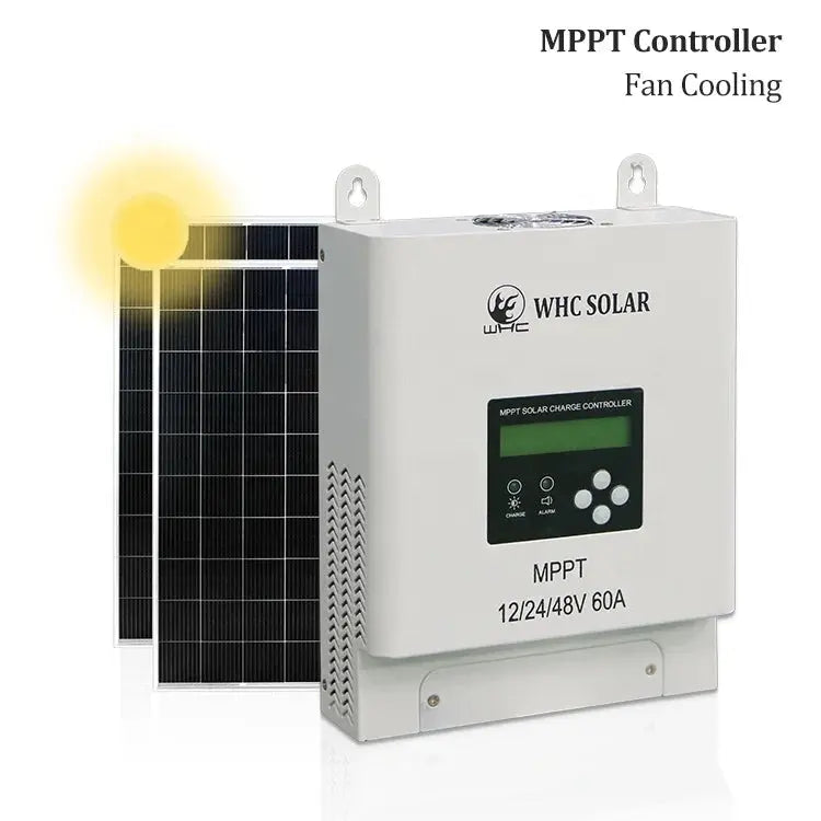 WHC4860F MPPT Solar Power 12 Volts Solar Panel 12V 24V 48V 60A Solar Battery Charger Controller Solar Charger Controller Price PRIME RJ SOLAR PH