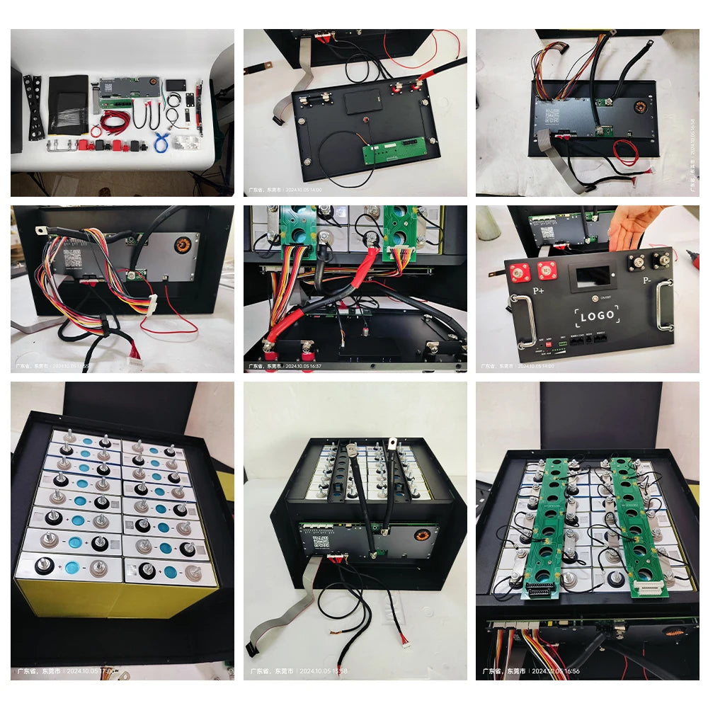 EU/PL Stock 105ah Battery 48V 51.2V LiFePO4 Space-Saving JK BMS Stackable Battery Kit for Solar Power Storage System