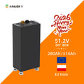 Poland EU Stock 51.2V 48V 280ah 300ah 320ah DIY Kit LiFePO4 Energy Storage Battery Pack Box Air Breaker and Active Balancer PRIME RJ SOLAR PH