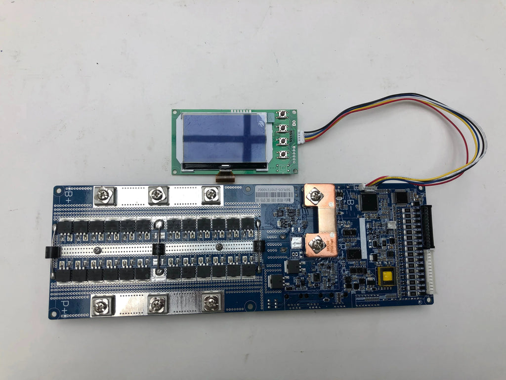 For 24V/48V 50A 16S Smart Solar Lithium Ion Lifepo4 BMS Battery Management System CANBUS/RS485 Communication Cell Temperature