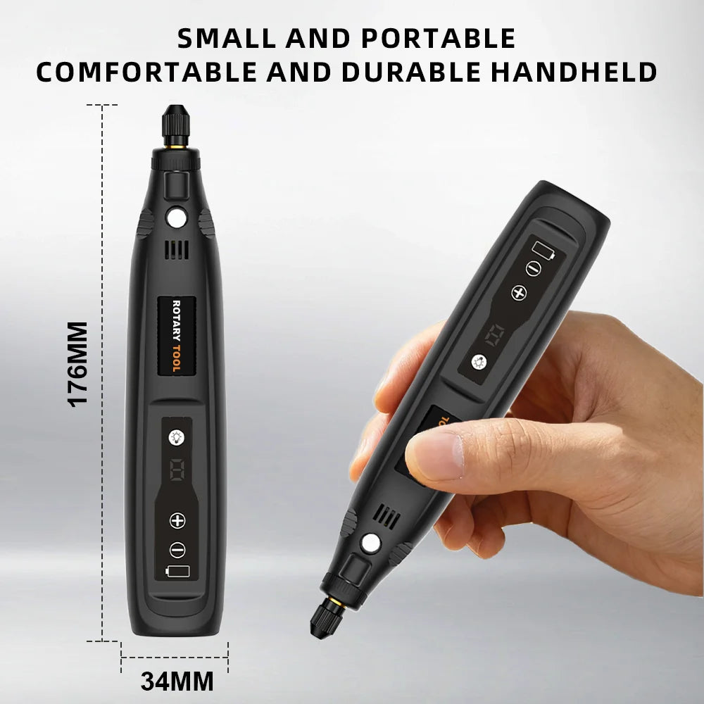 Industrial Grade Cordless Electric Polishing Machine with Lithium Battery and Variable Speed for Jade and Wood Carving PRIME RJ SOLAR PH