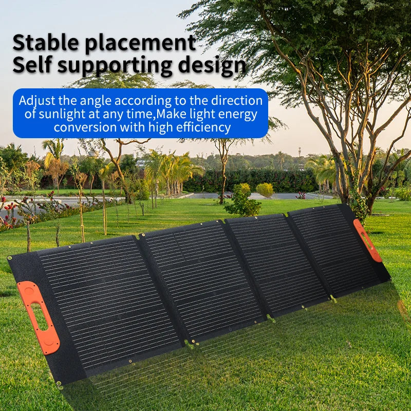 Lightweight 220W Mono Foldable Solar Panels High Efficiency Portable Solar Panel for Power Stations Battery PRIME RJ SOLAR PH