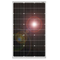For 18V 100W Rigid Mono PERC Half Cell Solar Panel Monocrystalline Silicon Waterproof 12V >22% Efficiency for Home Use