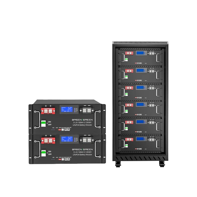 51.2V 100Ah Lithium Iron Phosphate Battery BMS 5kW 5kWh 10kWh 15kWh Server Rack LiFePO4 Solar Home Energy Storage Battery PRIME RJ SOLAR PH