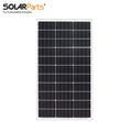 High Efficiency 80W Rigid Solar Panel Durable Monocrystalline Silicon for Outdoor Activities PERC Type