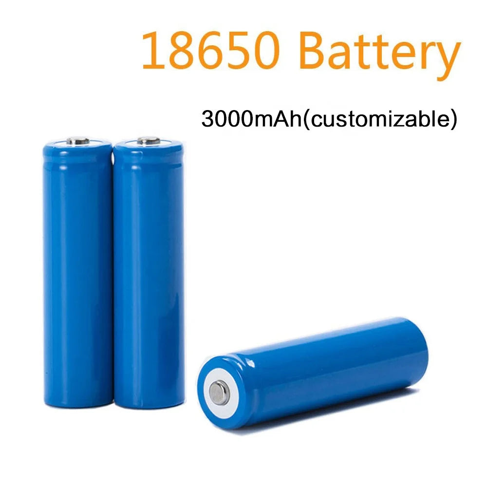 18650 3.7v Rechargeable Cylindrical Li-ion Battery Cell for Electro-Adventure Vehicles